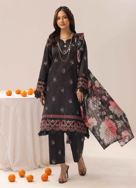 Three-Piece Lawn Embroidered Suit – Elegant & Comfortable - Image 6