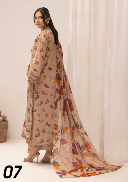 Three-Piece Lawn Embroidered Suit – Elegant & Comfortable - Image 2