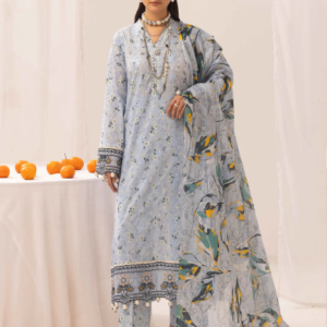 Three-Piece Lawn Embroidered Suit – Elegant & Comfortable