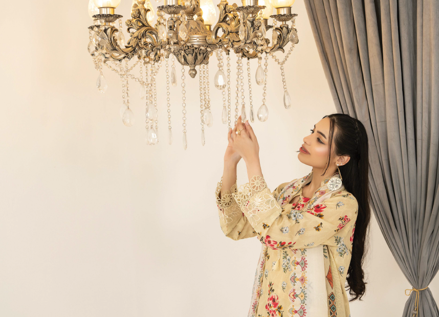 Three-Piece Lawn Digital Printed & Embroidered Suit - Image 5