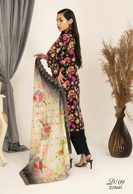 Three-Piece Lawn Digital Printed & Embroidered Suit - Image 2