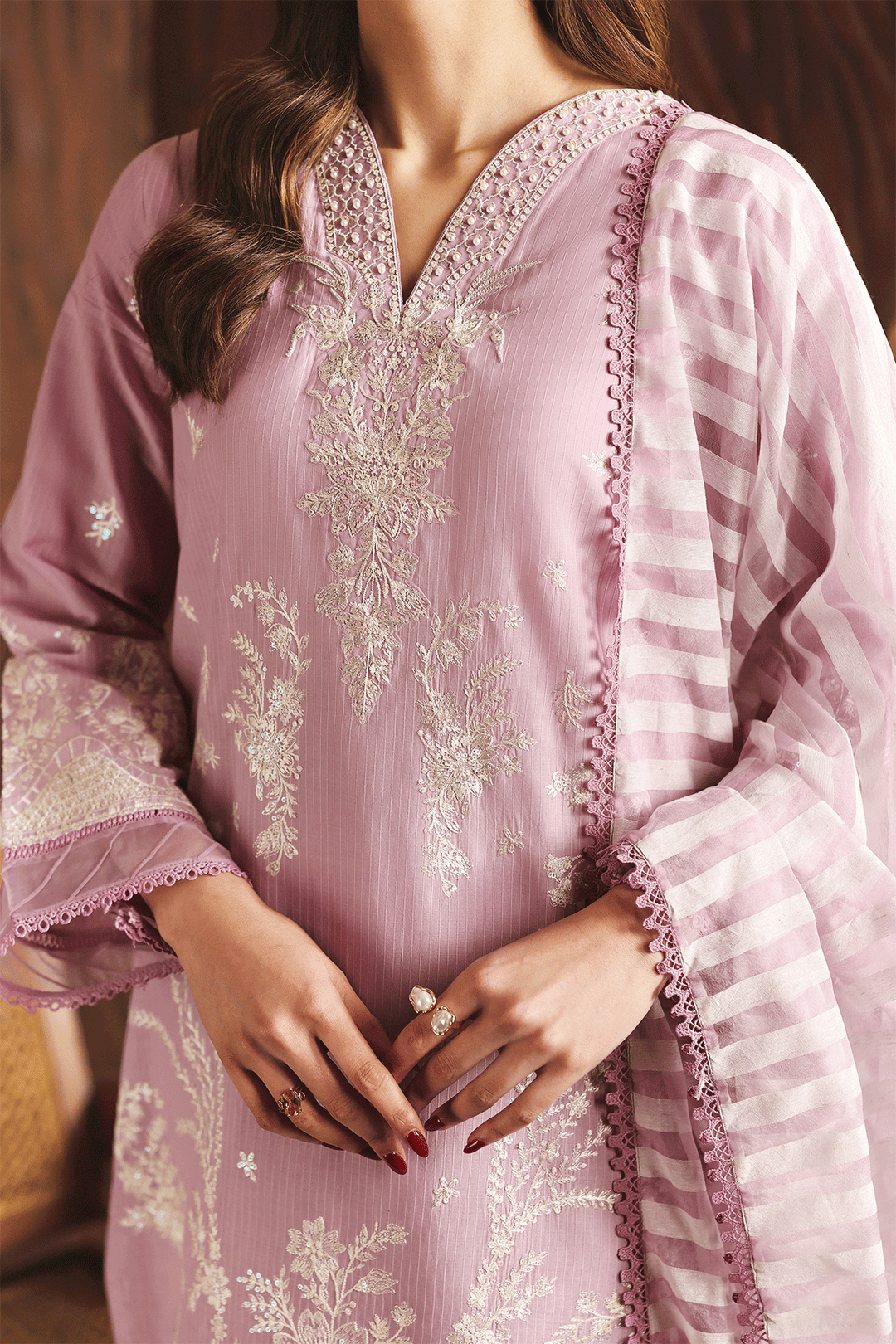 DL-03 Embroidered Lawn Suit